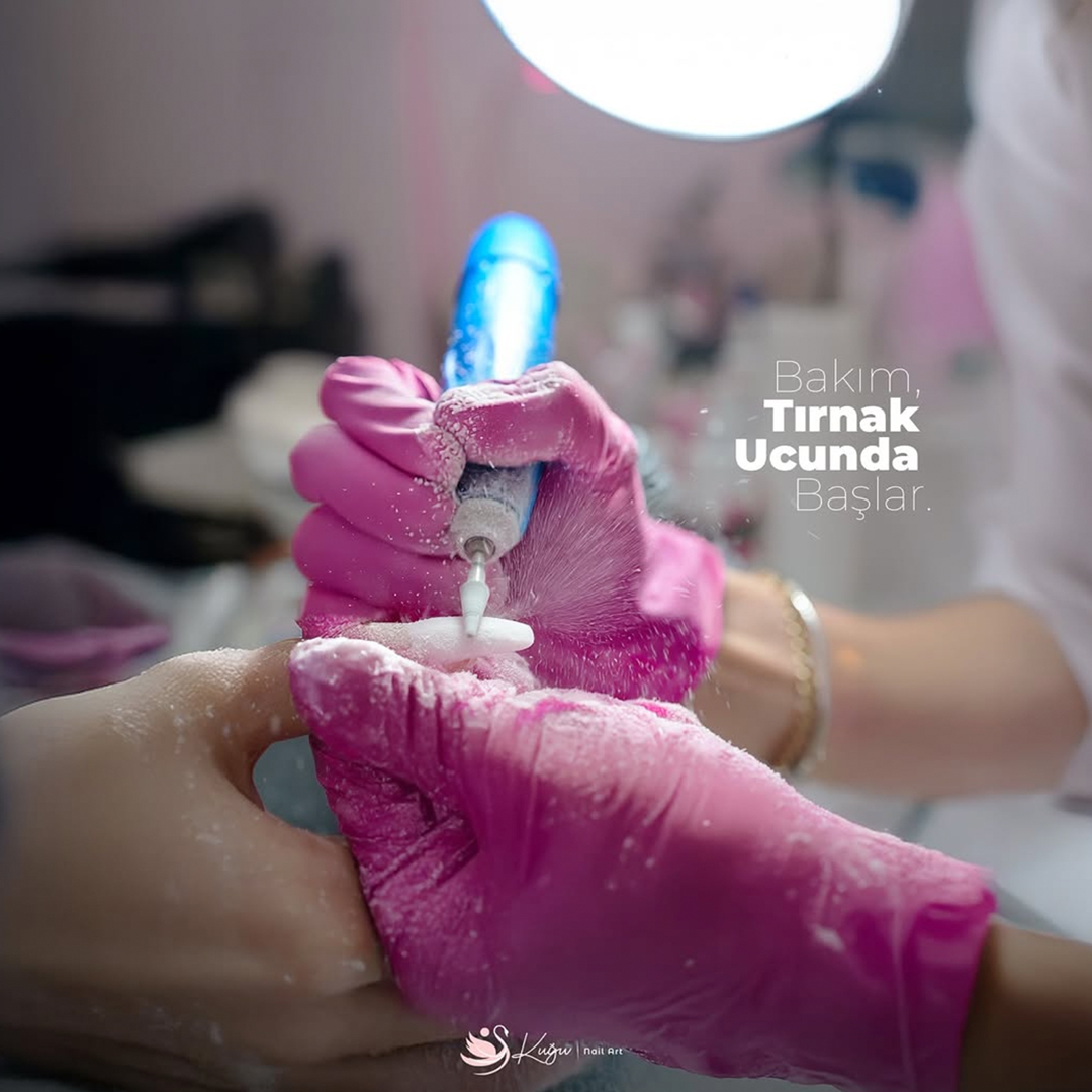 Kuğu Nail Art Tasarım 4